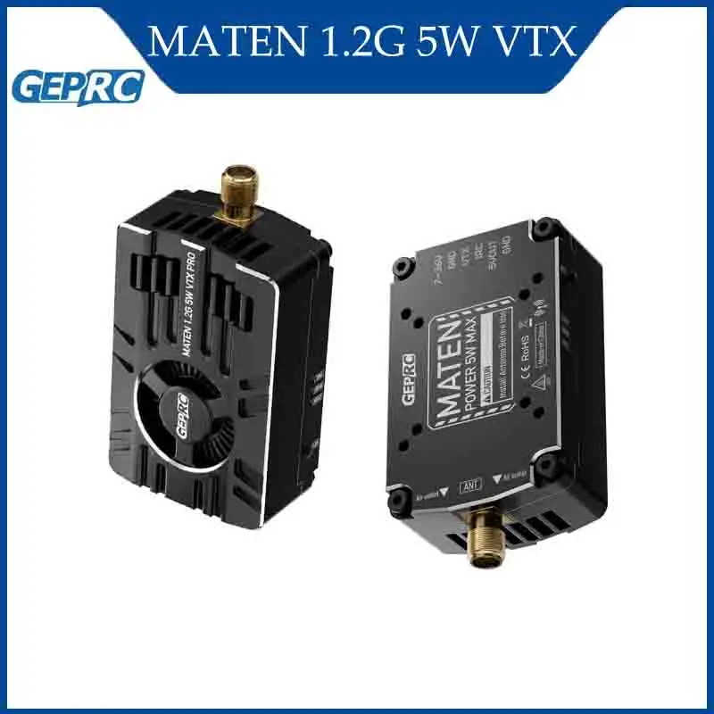 

GEPRC MATEN 1.2G 5W VTX PRO 5000mW Long Range Flight IRC Tramp VTX Control Protocol DIY RC FPV Quadcopter Freestyle RC Parts