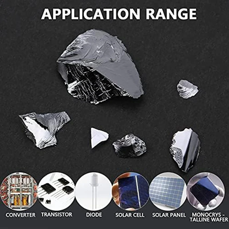 DT16 3X Silicon Metal 99.99% High Purity Semiconductor Monocrystalline Si Block, for Raw Material for Monocrystalline Wafer,