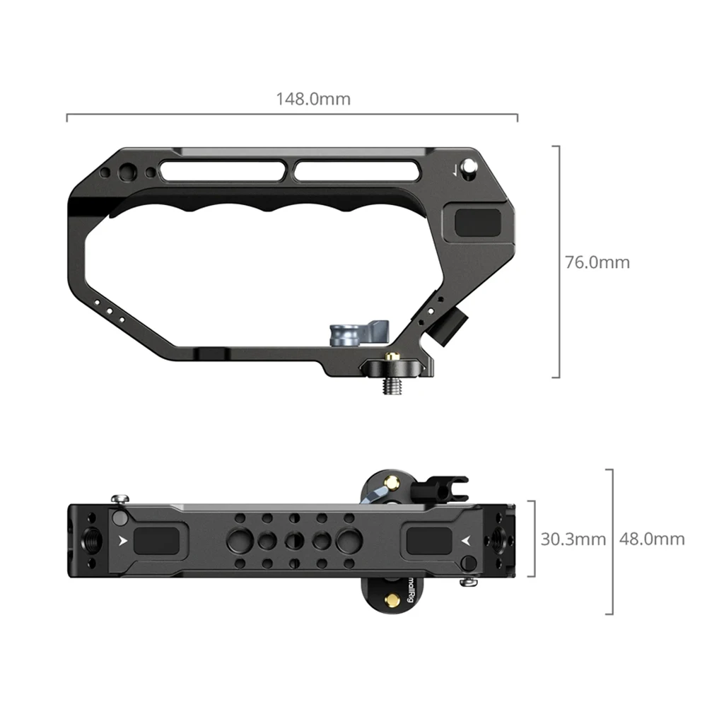 SmallRig D-Style Top Handle with NATO Clamp w 1/4