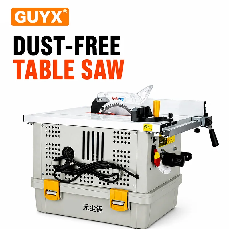 Dust-Free Table Saw Portable Woodworking Cutting Machine Solid Wood Floor Precision Electric Bench Saw Electric Milling Machine