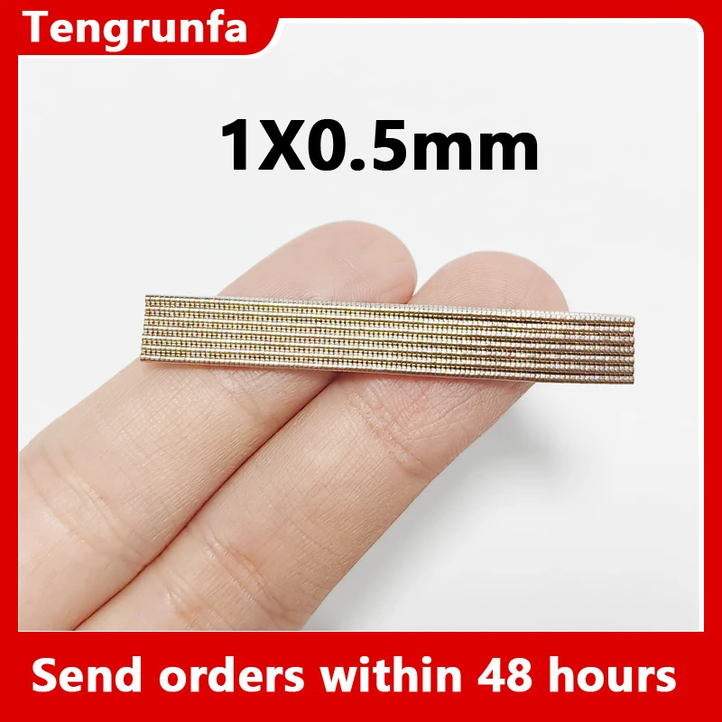 N35 Tiny Mini Magnetic Magnets 1x0.5 mm Small Round Micro Ndfeb Imanes Diameter 1mm x 0.5mm Neodymium Disc Sensor Mini 1*0.5 mm