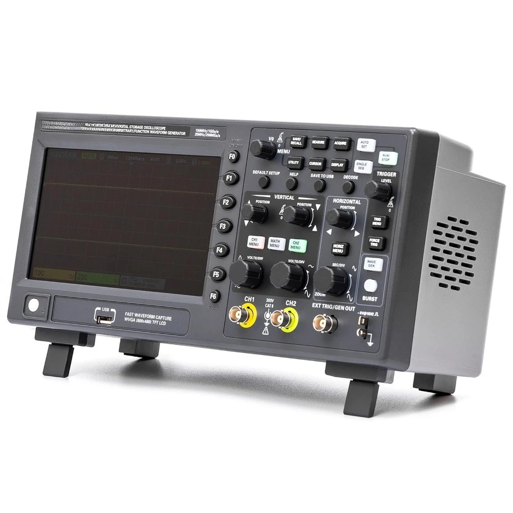Hoge kwaliteit DSO2D15 Digitale Opslag Lab Oscilloscopen150MHz Bandbreedte 2CH Dual Channel 1GSa/s 8M Geheugendiepte, 6.33 Pound