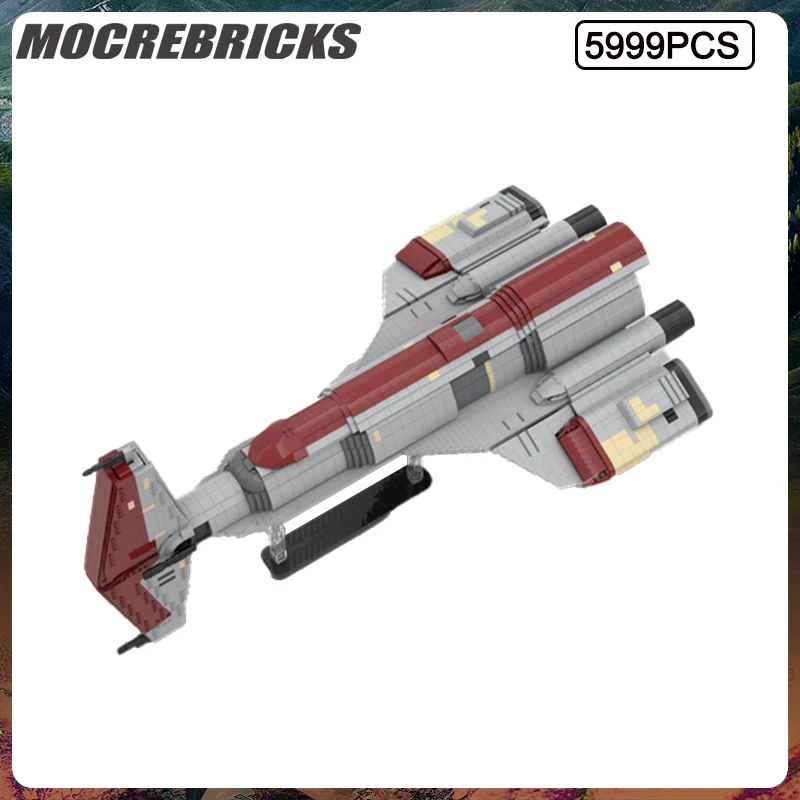 

Space War Series MOC Republic Hammerhead Cruiser Assembling Building Blocks Model Set Children's Toys Xmas Gifts