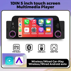 MEKEDE 5 inch touchscreen Multimedia Speler Voor VW KAI Nissan Opel SEAT Draadloze CarPlay Android auto Autoradio Stereo BT USB