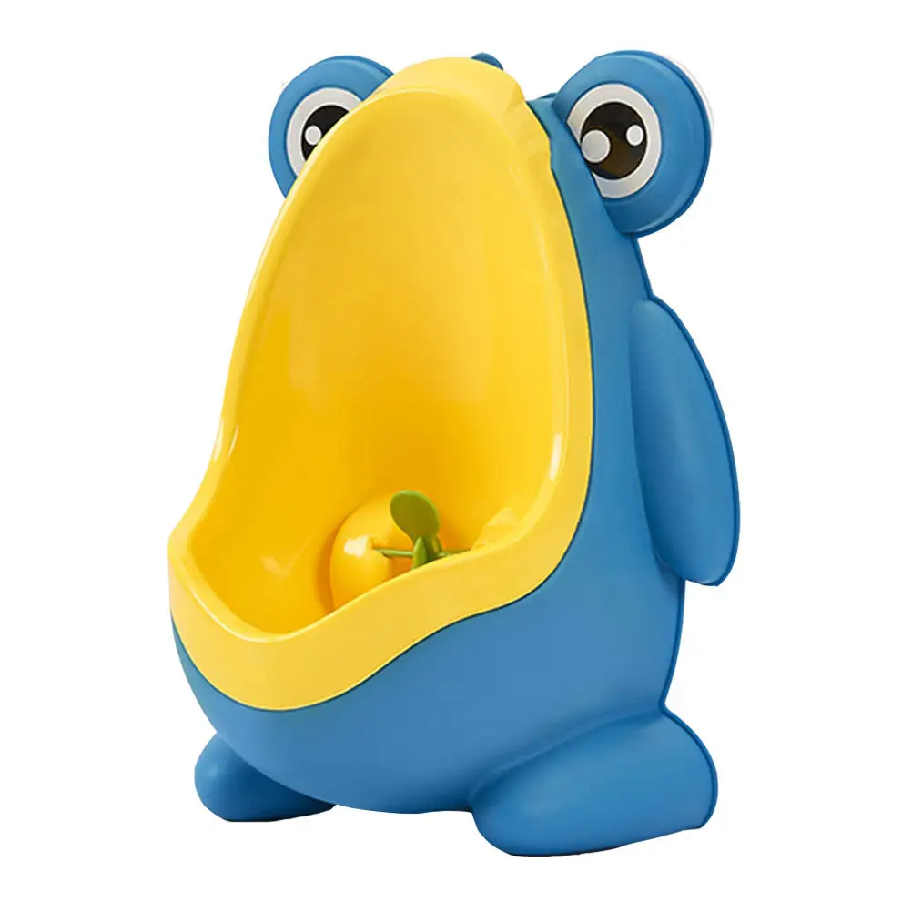 1Pcs Cartoon Frog Boy Urinal Trainer Wall Mounted Baby Pee Potty Toddler Toilet Training Aid Boy Training Urinal