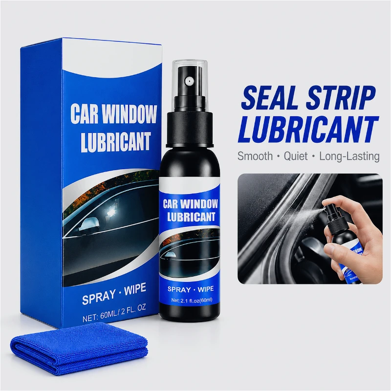 Door Weather Strip - Car Rubber Seal Lubricant Spray 60ml