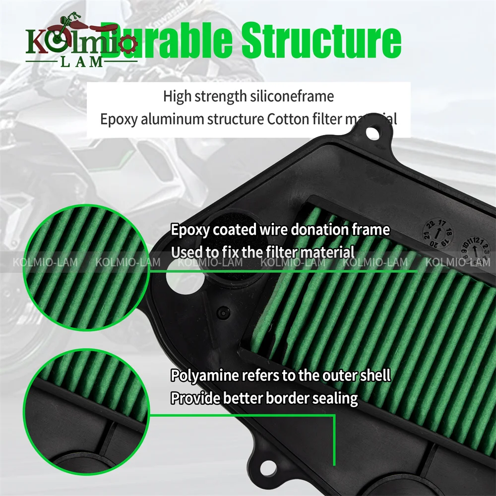 Fit for 2017 - 2025 Vespa GTS125 GTS150 GTS300 GTV300 Air Filter Intake Cleaner GTS 125 150 300 2024 2023 2022 2021 GTV 300