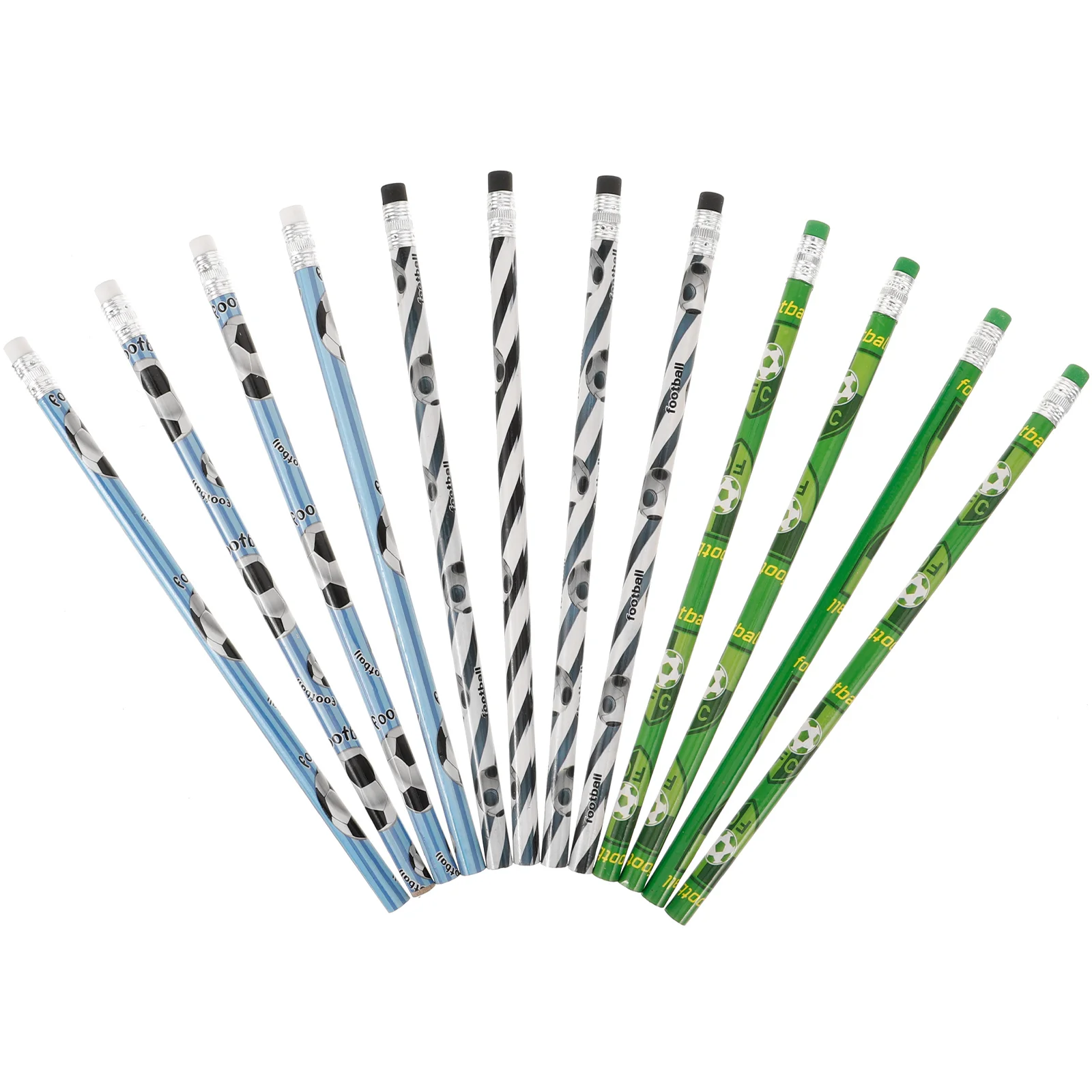 12 Pcs Football Pencil Drawing Tool Party Pencils Sports Writing Log for Office