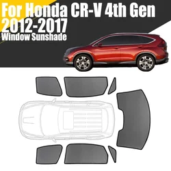 Custom Magnetic Car Window Sunshade For Honda CR-V 4th Generation 2012-2017 Curtain Mesh Front Windshield Frame Curtain CRV