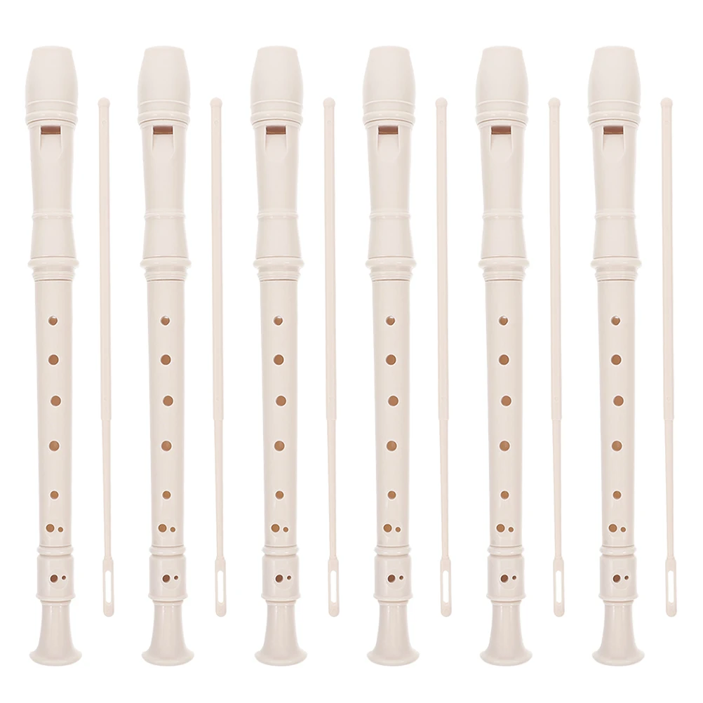 

6 Sets Student Flute Beginner Instruments for Kids Beginners Music School Band Toy Child