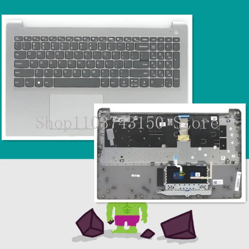 

5CB1F36624, 5CB1J51275, AP3L6000260 Новая клавиатура с упором для рук US NBL NFP для IdeaPad 1-15ADA7 82R1 1 15AMN7