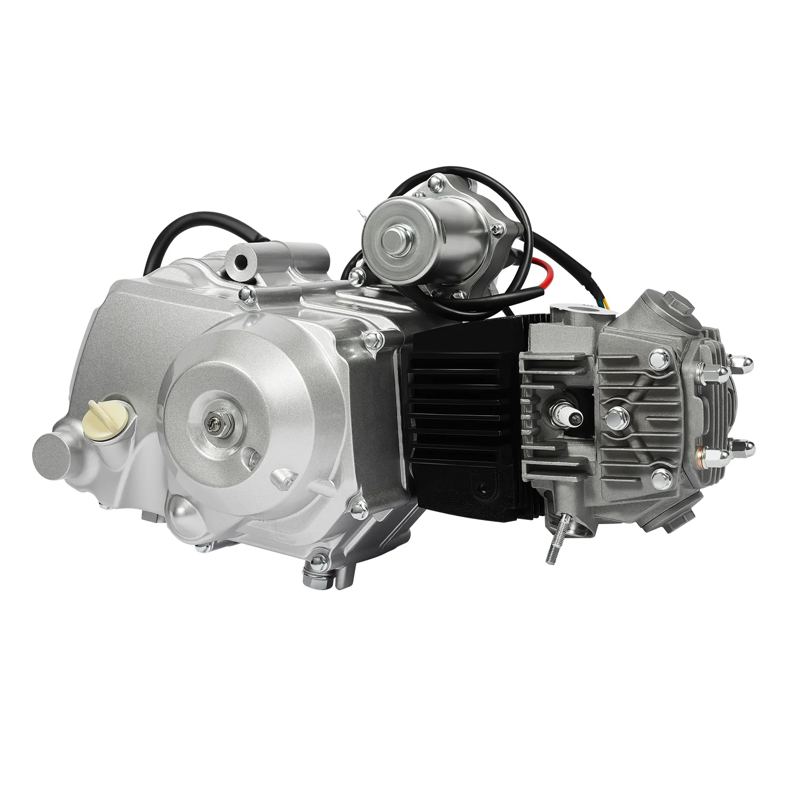 125CC Horizontal Electric Start Semi-Auto Motor Engine 3 Speed with Reverse Single-cylinder 4-Stroke Air-cooled For Go Kart ATV