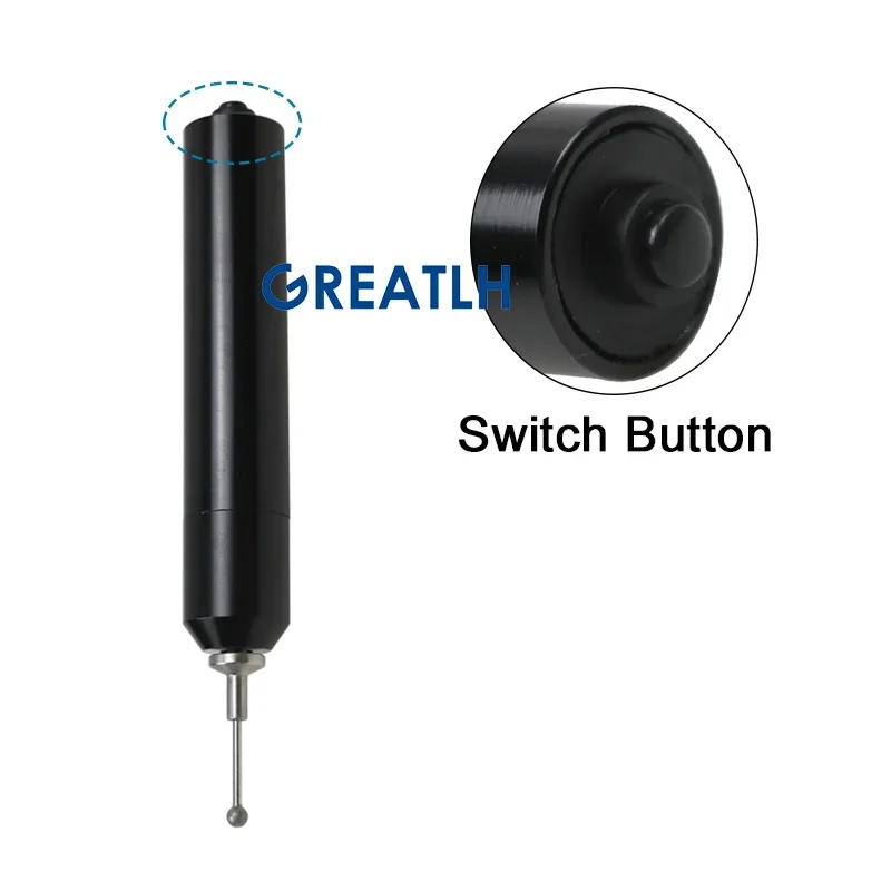 Portable Corneal Polisher 3.5mm Round Head Portable Eye Care Tool Ophthalmic Micro Instrument Black
