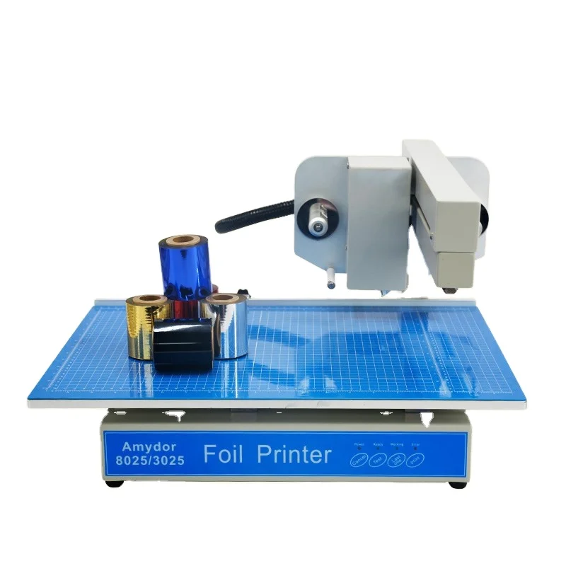 

WD-8025 Desktop Semi-automatic Foil Printer Automatic Desktop Digital Hot Foil Stamping Machine Foil Printer Machine