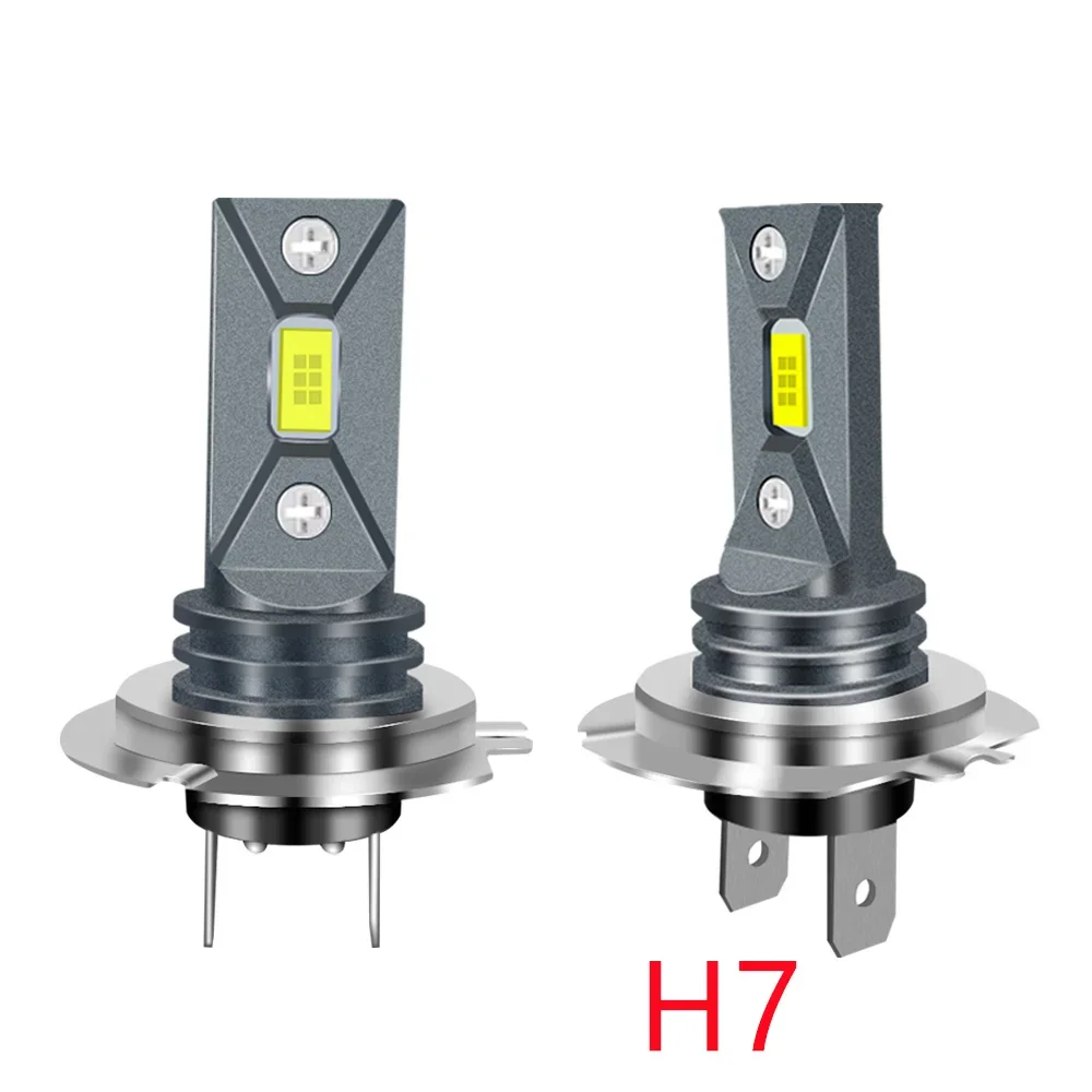 2Pcs H7 LED Car Headlight Motorcycle H4 Fog Lamps H1 H3 Auto Bulb H8 H9 H11 HB4 20000Lm 6000K Bright Light 12v 24V Aileo Canbus