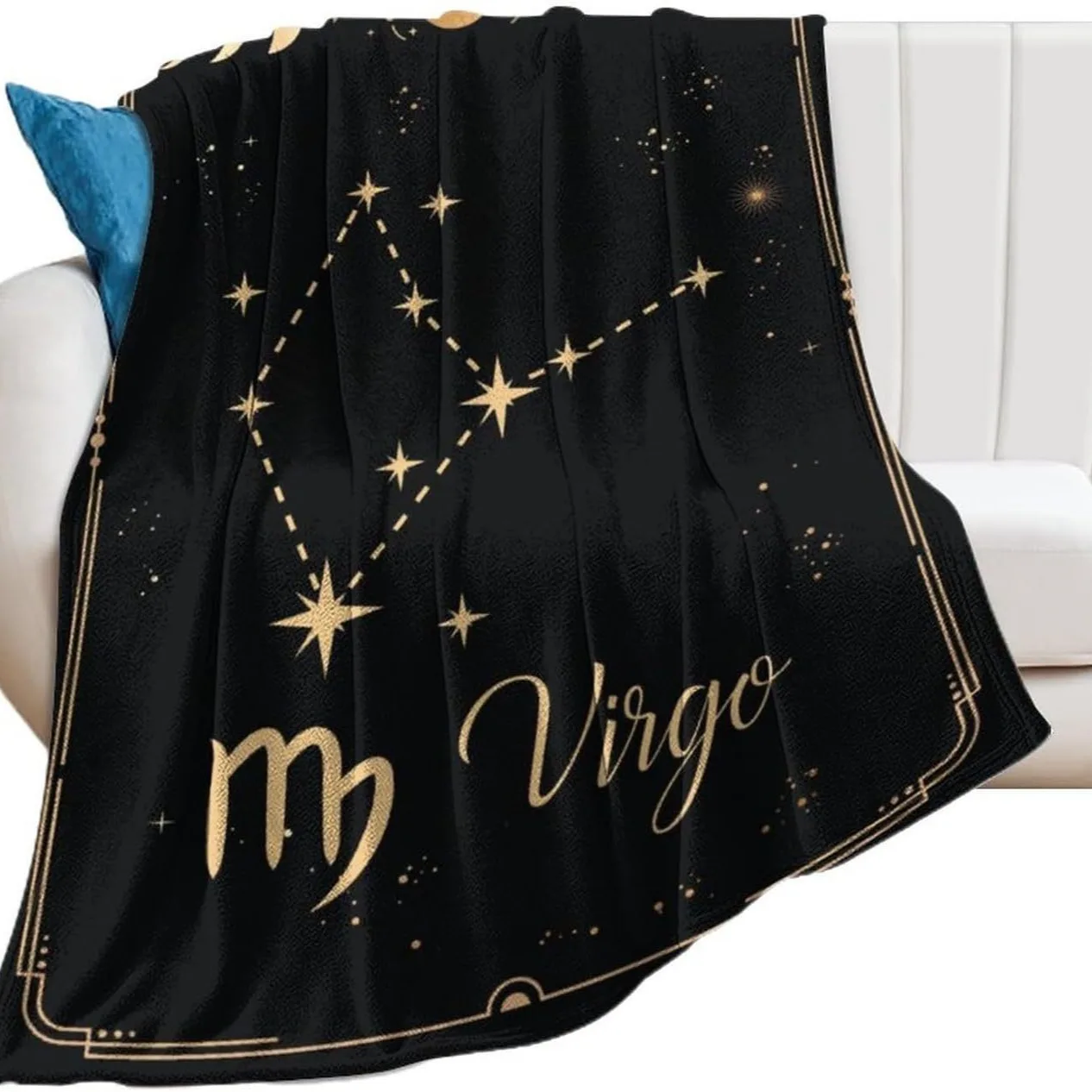 اثني عشر علامات زودياك أنماط بطانية مطبوعة لسرير أريكة السفر التخييم غرفة المعيشة تكييف بطانية لجميع المواسم الهدايا #3