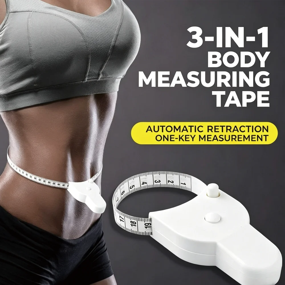 Portable Multi-use Body Measuring Tape, Accurate Soft Tape Measure, for Waist Bust Hip Arm Leg, Fitness Home Body Ruler