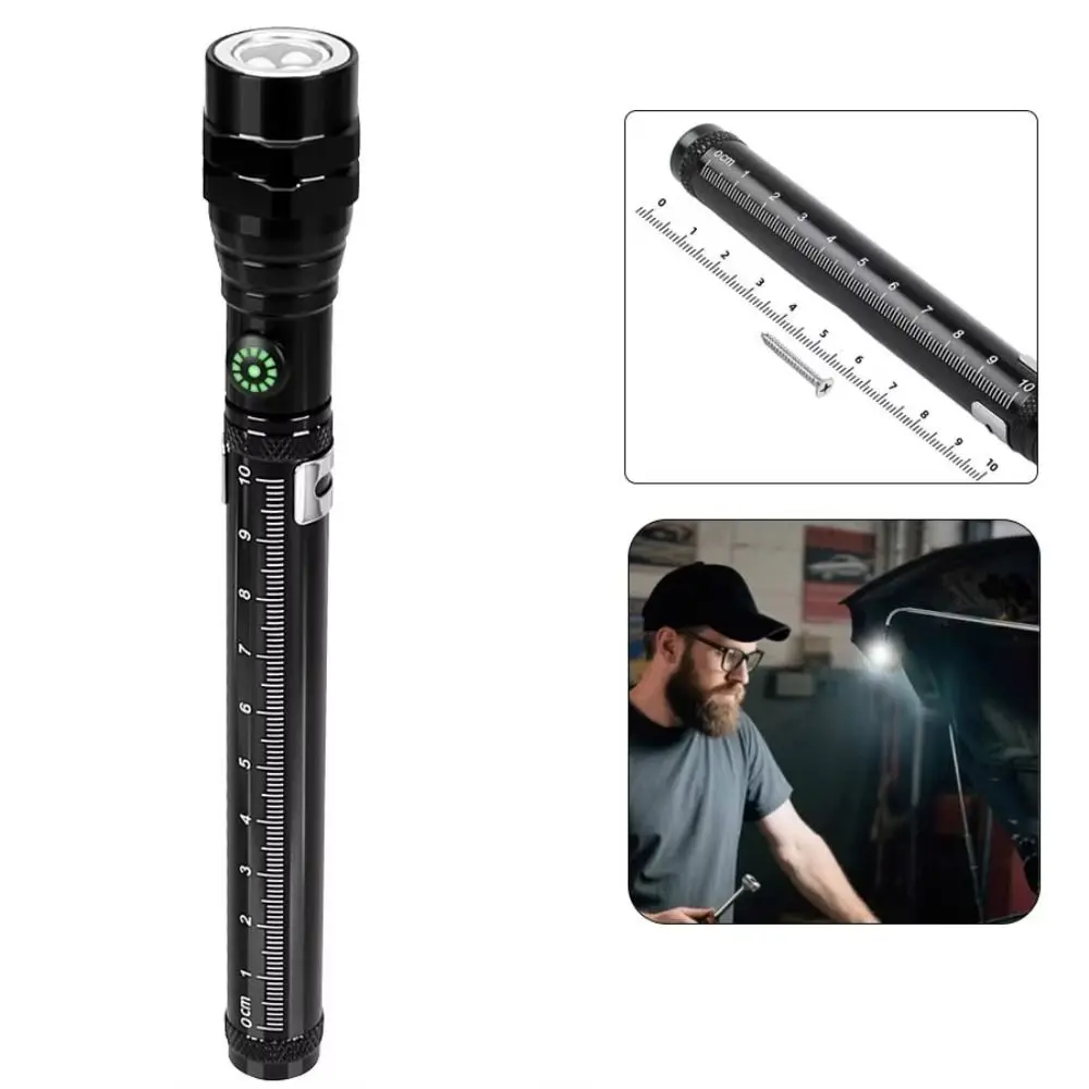 360 Degree Rotation Magnetic LED Work Light Flexible Design Long Goose Neck Telescopic Flashlight Telescoping Extensible