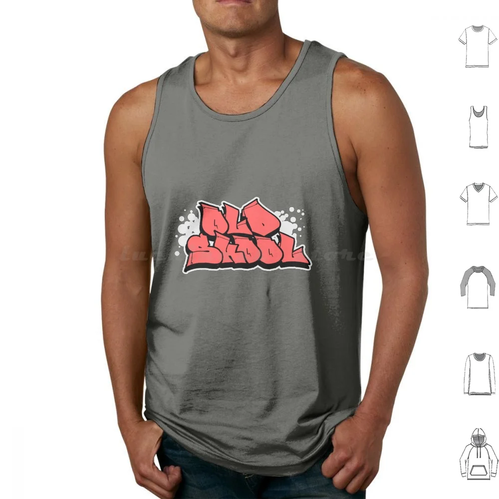 

Old Skool Tank Tops Print Cotton Ice Cube Tribe Quest Mantronix Music Hip Hop Bdp Cool J Gang Cypress Underground