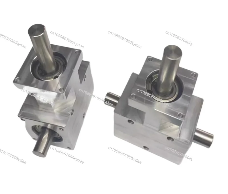 Angle Gear 1:1 Spiral Bevel Gear Shaft 12mm Co-Direction Double Output Shaft 90-Degree Differential Assembly Gearbox