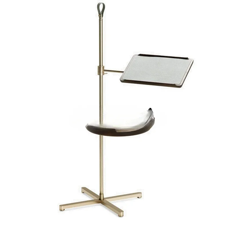 Modern Minimalist Luxury Italian Living Room Easy Assembly Stable Sturdy Stainless Steel With Shelves Hydraulic Lift