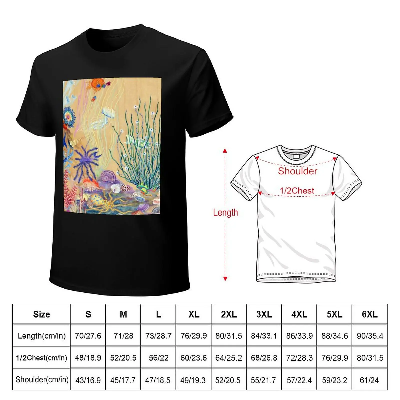 Octopia - octopus' colorful garden part 2 T-Shirt Classic Graphic Short Sleeve Top