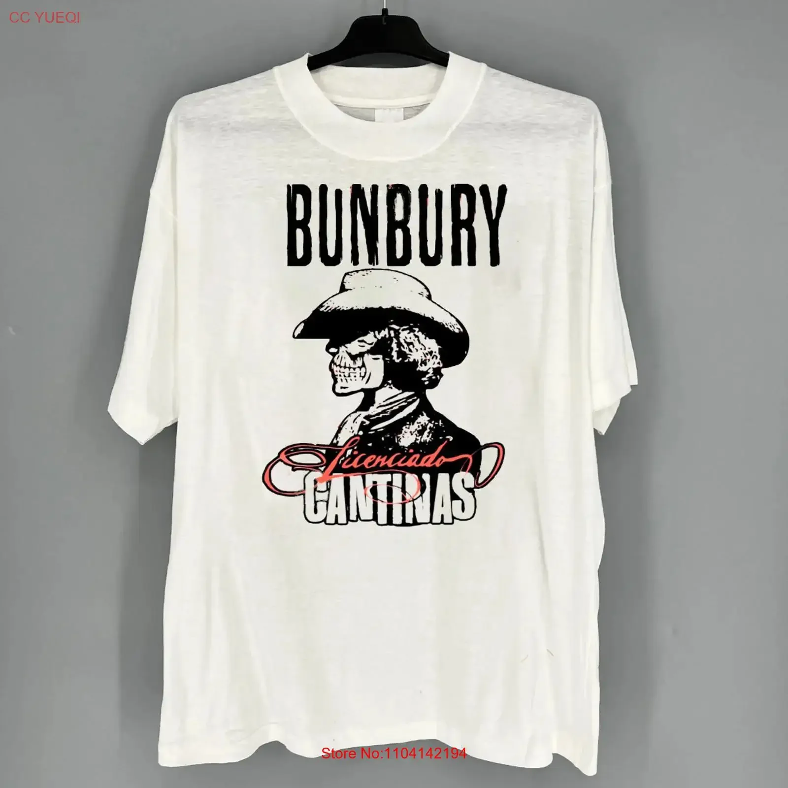 Enrique Bunbury Licensed Cantinas Cotton T Shirt Concert S to 5XL vintage Washed Slightly Breathable fashion