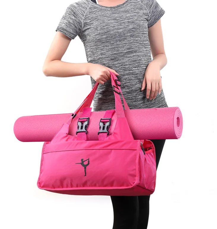 Yoga Fitness Bag Waterproof Nylon Training Shoulder Crossbody Sport Bags For Women fitness Travel Duffel Clothes Gym bags bolsos