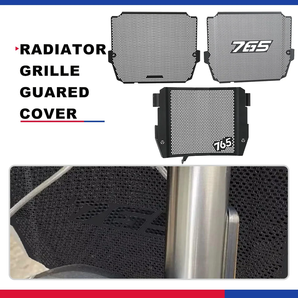 

For Street Triple Moto 2 765 Triple Moto2 765R 765RS 2023 2024 Motorcycle Radiator Guard Grill Cover Protection Accessories