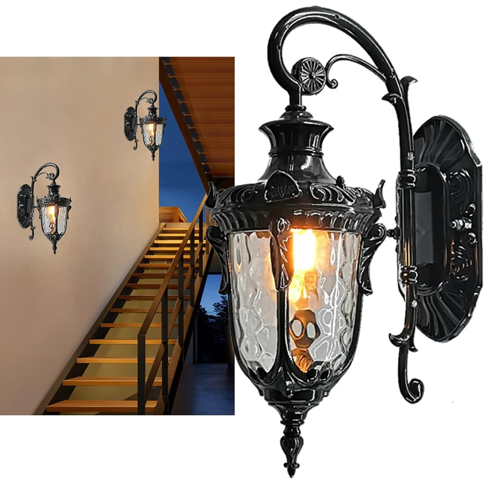 porch-lights-outdoor-wall-light-fixture-black-waterproof-sconce-porch-lamp-wall-mount-with-glass-shade-for-outdoor-indoor-home