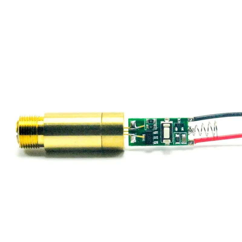 Industrial Brass 532nm 20mw/30mw/50mw/80mw/200mw Green Laser Diode Dot Module W/ Driver Board Out