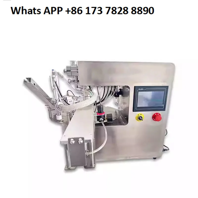Suction nozzle bag screw cap filling machine Desktop milk sterilization liquid alcohol disinfectant liquid filling machine