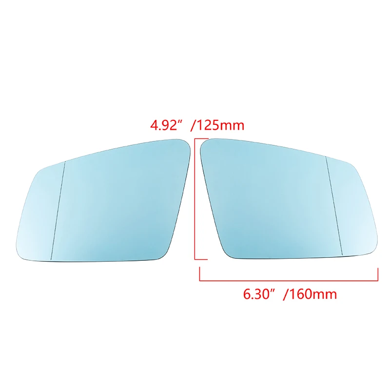 Car Left/Right Rearview Wing Mirror Heated Glass Rear View for Mercedes-Benz C216 W246 W204 S204 C204 C218 W212 S212 C207 A207