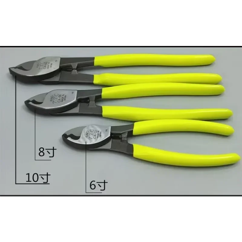 اليابان TTC 6 8 10 بوصة كماشة كابل حافة مزدوجة نوع CA-22 CA-38 CA-60 #6