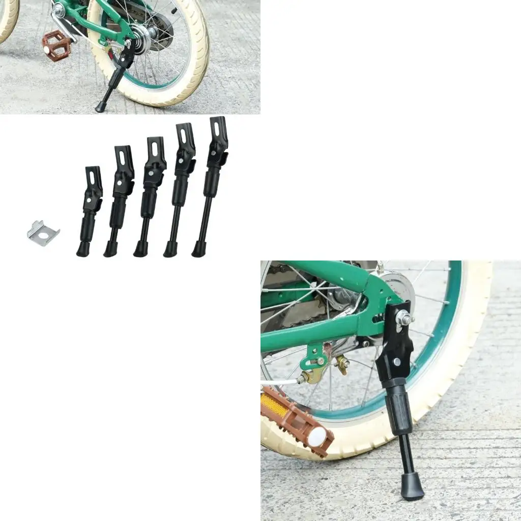 

Kids Bike Kickstand 12/14/16/18/20 In Single-Side Stand Bicycles Stand Support Adjustable Childrens Bike Side Kickstand