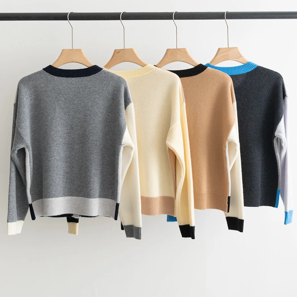 2025 Women's Autumn and Winter New All-match Color Matching Sweater