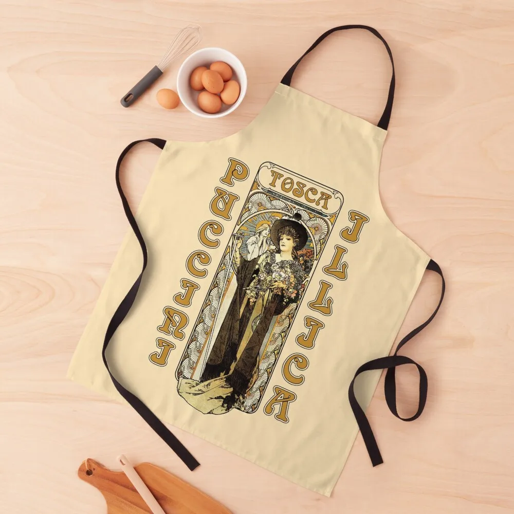 

TOSCA - PUCCINI - ILLICA - OPERA Apron Hairdresser Apron Kitchen Aprons Men Chef Uniform Woman Apron Hairdresser