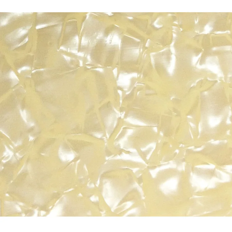 Pleroo Custom Guitar pickgaurd - DIY Acoustic Guitar Pick guard Blank sheets Guitar Parts, Cream Pearl