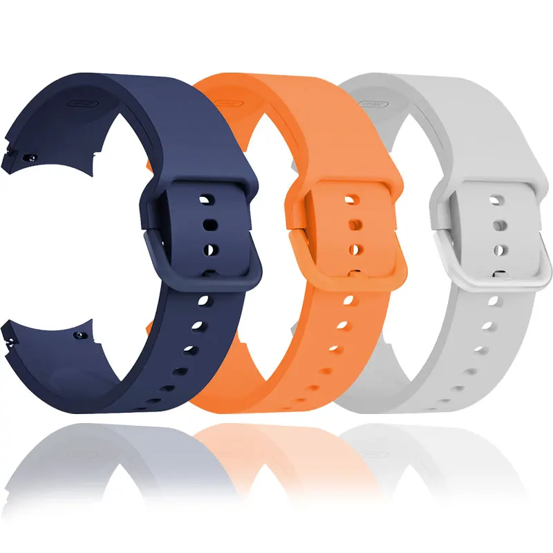 Pasek silikonowy bez szczeliny do Samsung Galaxy Watch 7 6 5 4 44mm 40mm 5 Pro 45mm Bransoleta Galaxy Watch 6 Classic 43mm 47mm Bransoleta