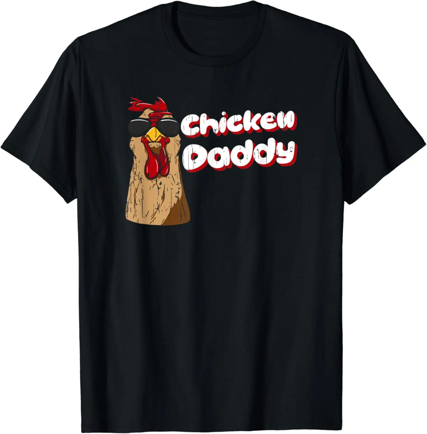 

Chicken Daddy Farmer Retro Vintage T-Shirt