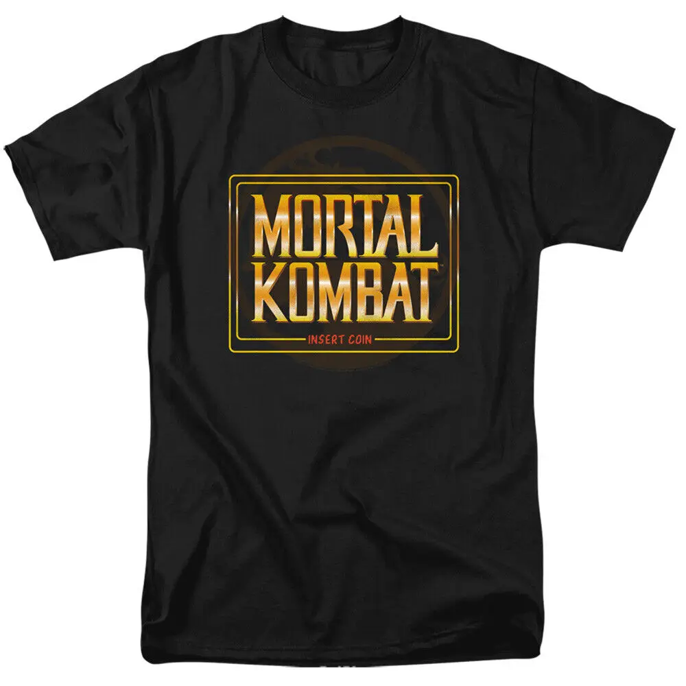 Mortal Kombat Insert Coin T Shirt Licensed Comic Book Video Game Black