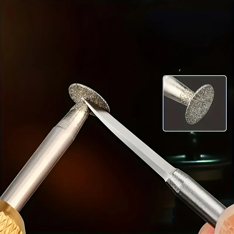 Holzschnitzerei-Bohrer-Set für Drehwerkzeug, 6-teilig, Gravurbohrer, Zubehör, Bit, Holzhandwerk, Schleifwerkzeug, 3 mm – Detail 4