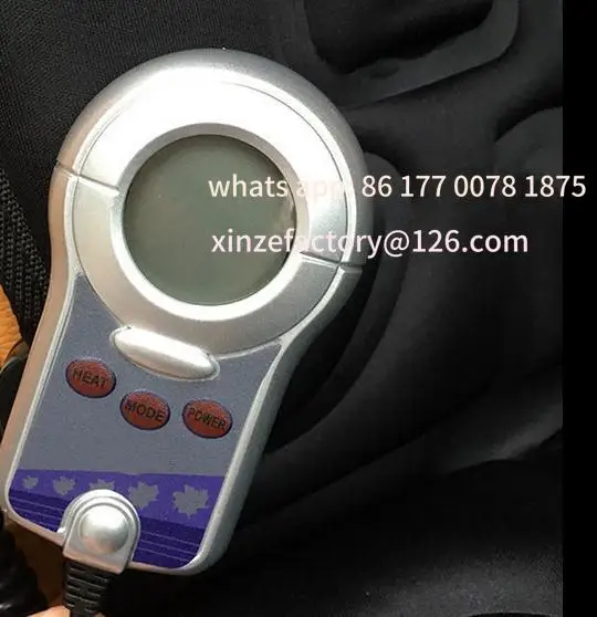 Customizable  Household car massager chair cushion the back of the neck massage waist heating car cushion multi-function