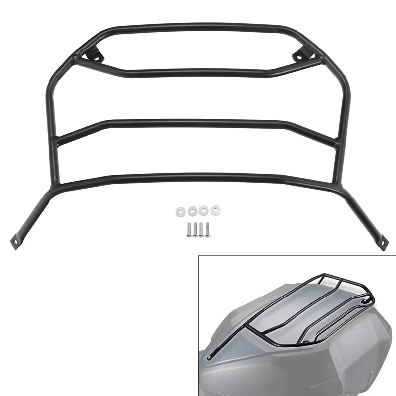 

Motorcycle Black Rear Top Case Carrier Trunk Luggage Rack Rail Fit For Honda NT1100 2022