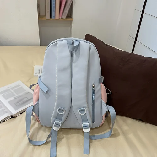 Imagen 2 del producto Conjunto de bolsos para mujer, bolsa para el dolor de dos piezas, temporada de regreso a la escuela, mochila de temporada de regreso a la escuela, mochila bonita y ligera de encaje