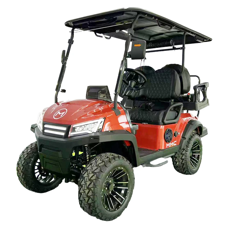 New Model 48V/ 72V Lithium Battery 7.5kw 14 Inch Wheel Powered 2 4 6 8 Seats Electric Golf Cart