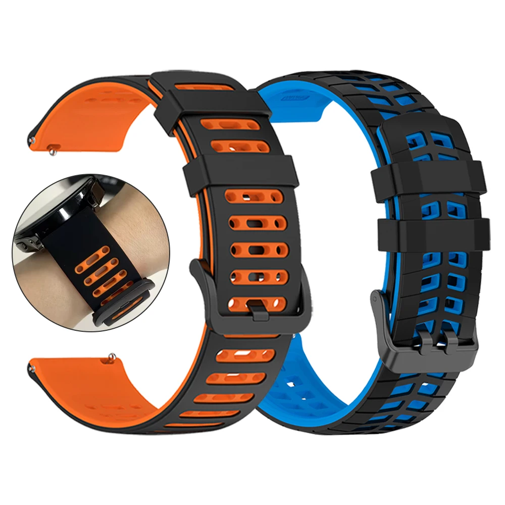 22mm Silikon Sport Armband Für Garmin Venu 4 45mm 3 2/Vivoactive4 Strap Für Garmin Forerunner 570 47mm 265 255 Musik Armband