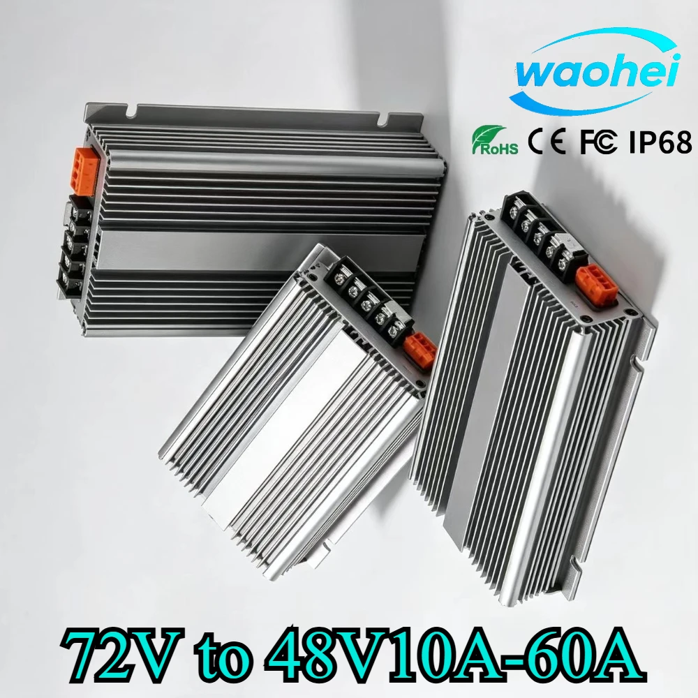 72v to 48v 10A-60A DC DC Step Down Power Converter 56v 60v 64v 70v 72v 88v Buck Converter Reducer With ACC CE RoHS High Quality