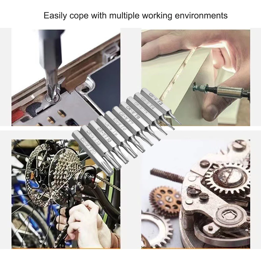 10Pcs Screwdriver Torx Head Mobile Repair Plum Blossoms Steel Accessory