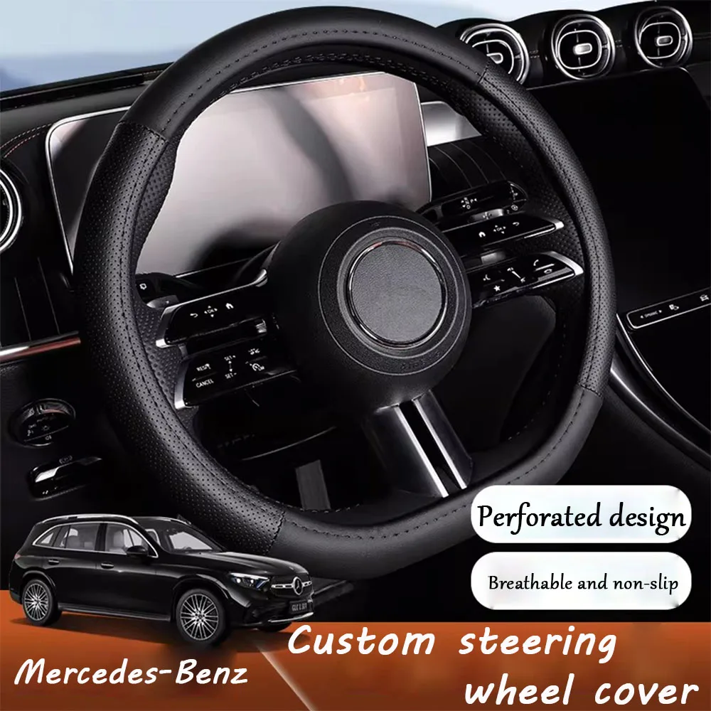 

Car Fur Steering Wheel Cover For Mercedes-Benz GLC300L 2025 C260 S-Class X223 2025 GLE450